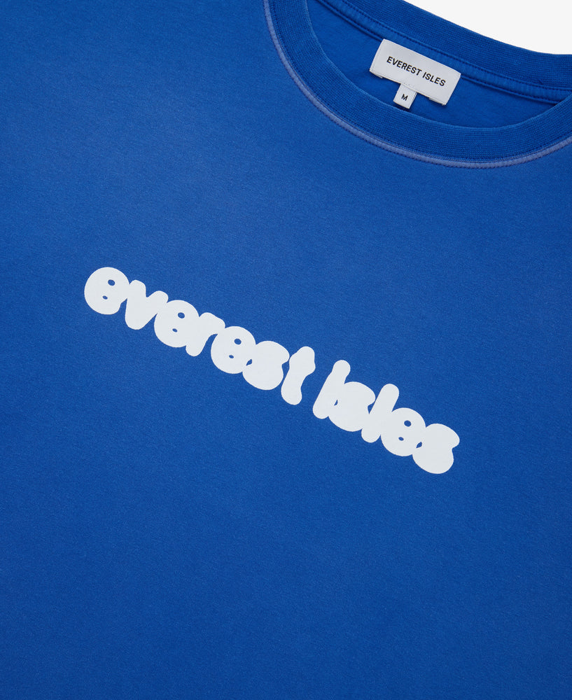 Cloud Logo Graphic Tee - Royal Blue