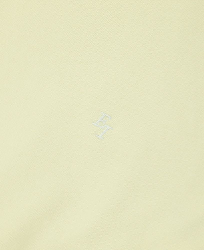 EI Monogram Fleece Cutoff Crewneck - Washed Yellow