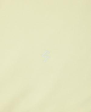 EI Monogram Fleece Cutoff Crewneck - Washed Yellow