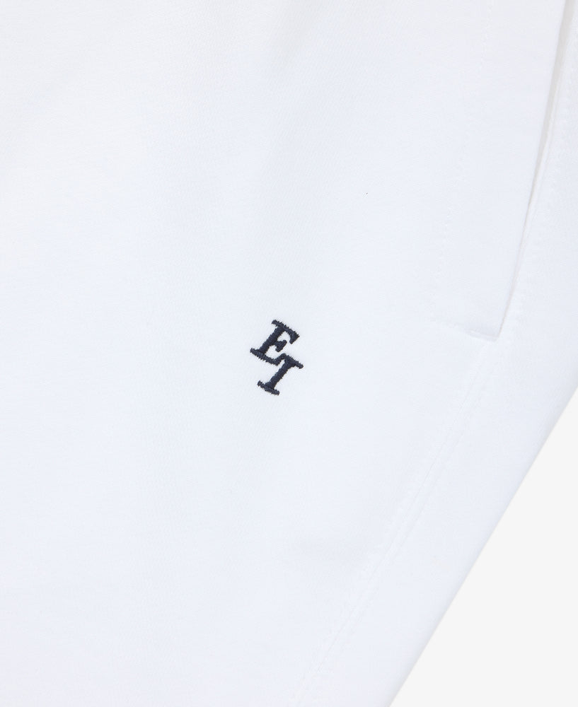 EI Monogram Fleece Sweatpant - White