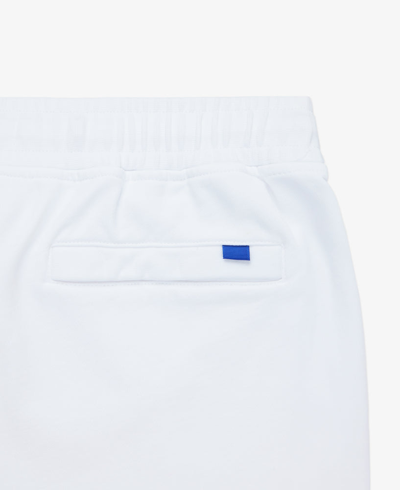 EI Monogram Fleece Sweatshort - White