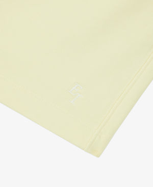 EI Monogram Fleece Sweatshort - Washed Yellow