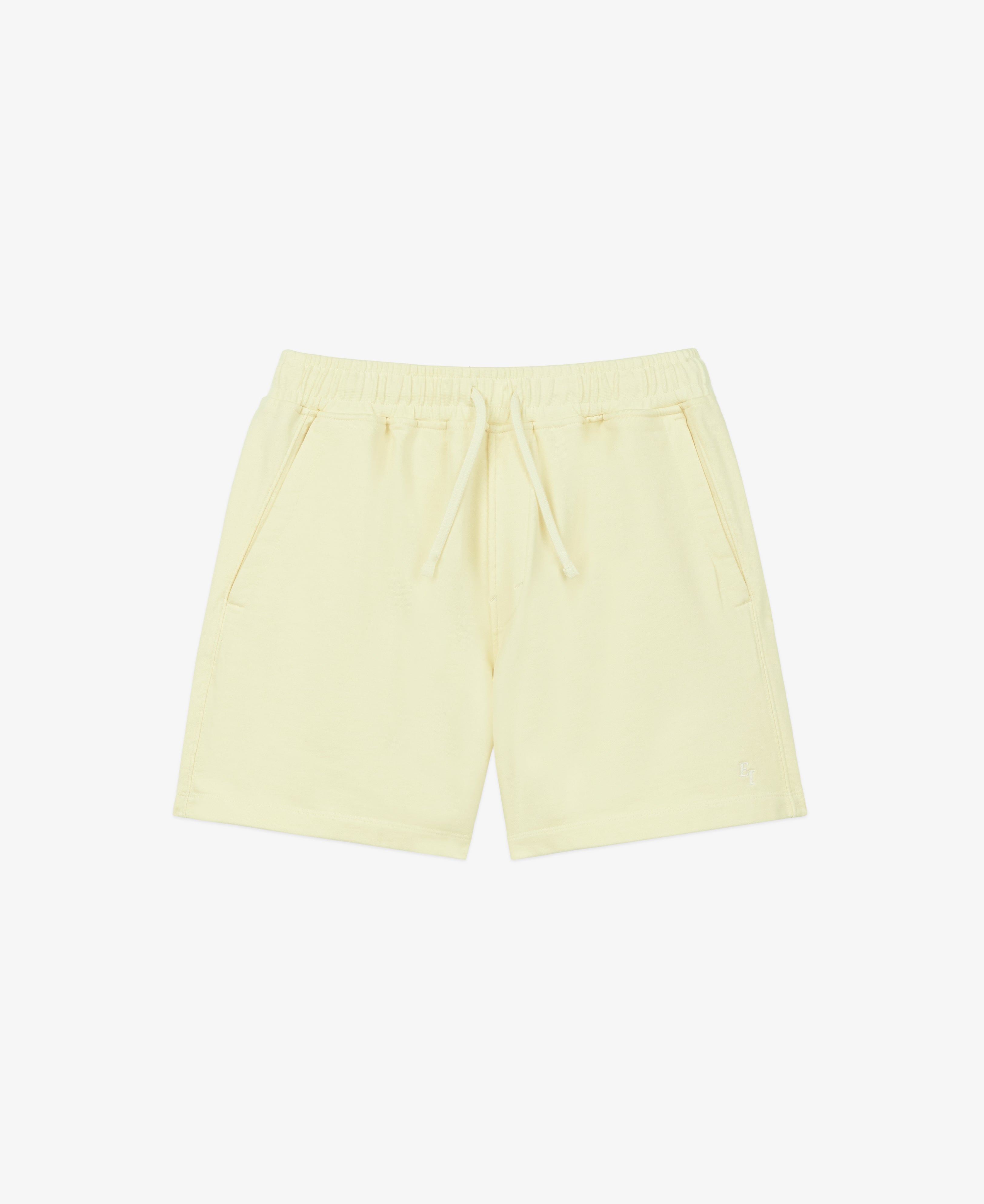 EI Monogram Fleece Sweatshort - Washed Yellow