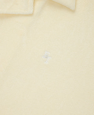 Terry Fleece Shirt - Cream