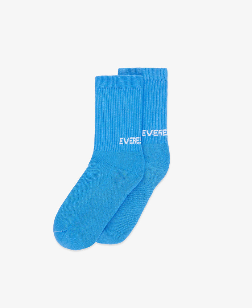 Crew Length Socks- Sky Blue