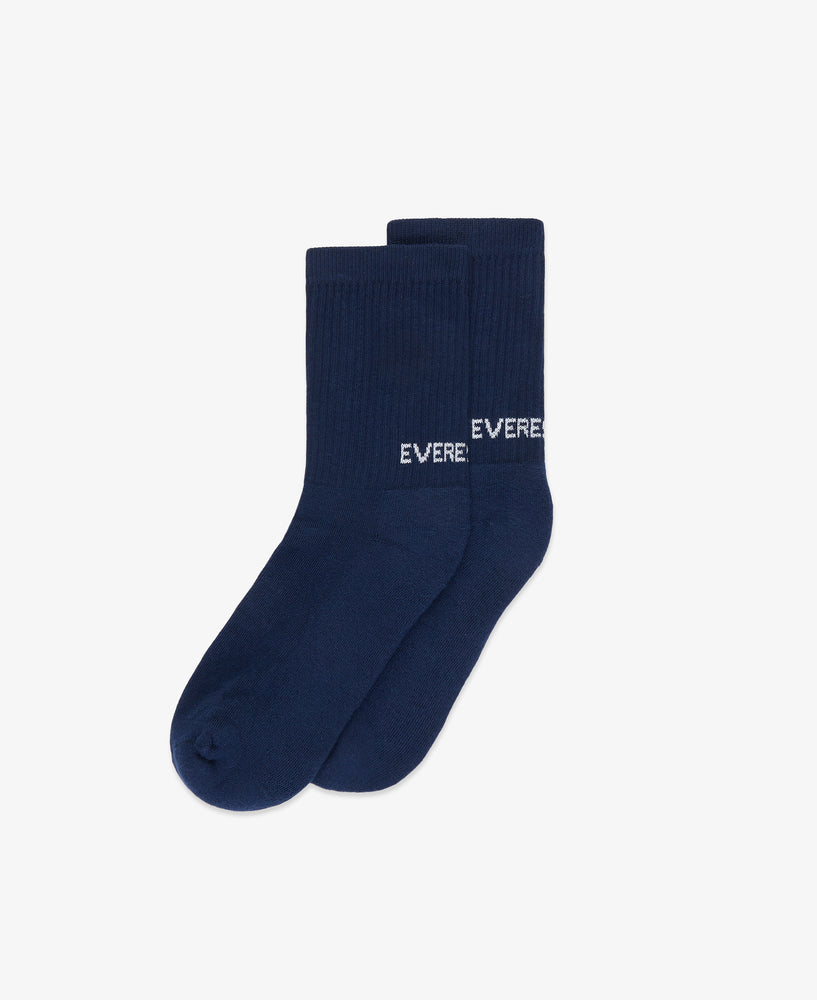 Crew Length Socks- Midnight Navy
