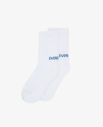 Crew Length Socks- White