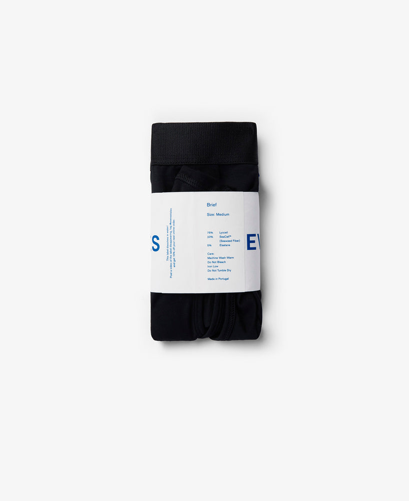 Seaweed Brief - Black