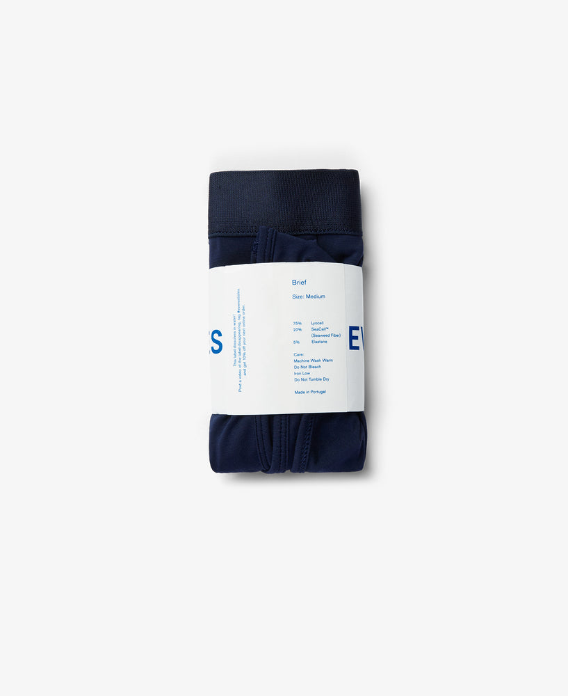 Seaweed Brief - Midnight Blue