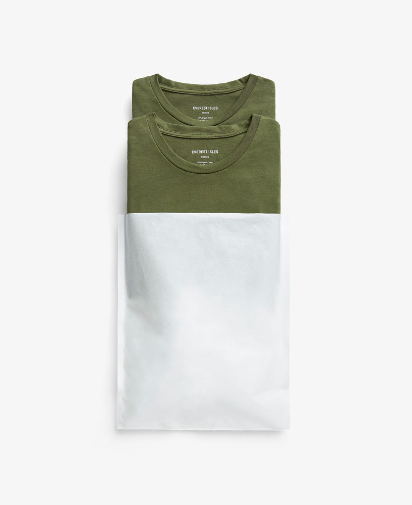 Seaweed Tee  - Short Sleeve-Olive Drab