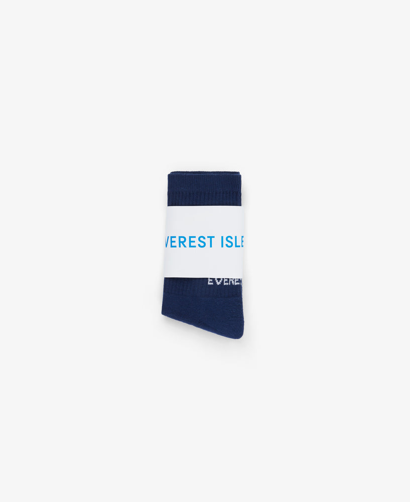 Crew Length Socks- Midnight Navy