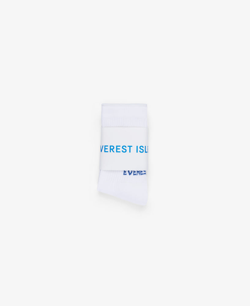 Crew Length Socks- White